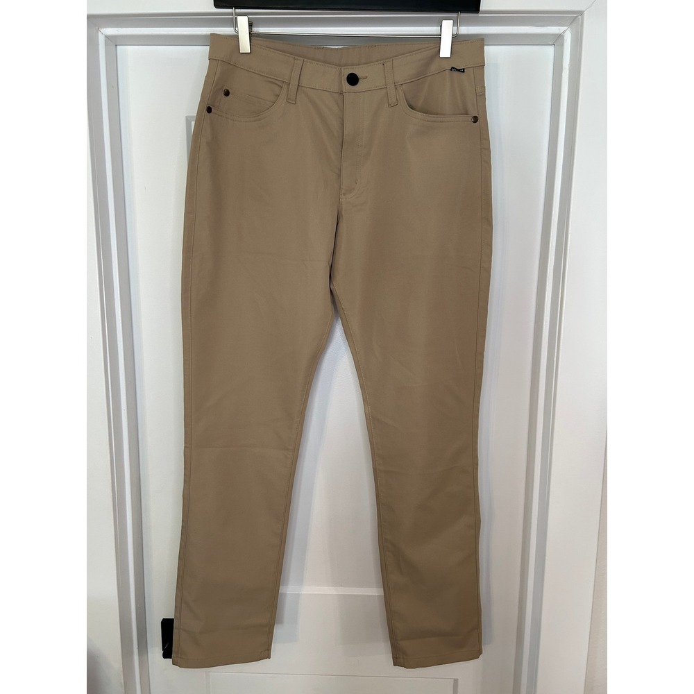 Hurley Icon Worker Mens 5 Pocket Chino Pants‎ Khaki 32x31 Surf Outdoor Gorpcore